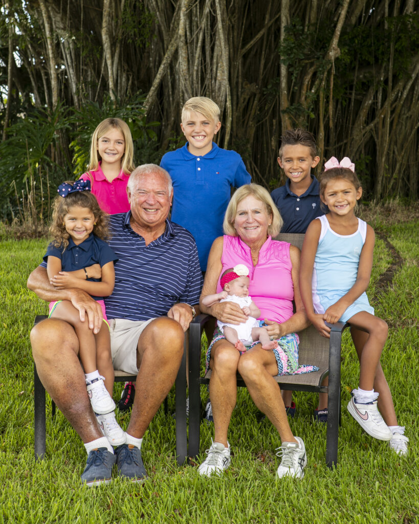 Family portrait in Palm Beach Gardens by Paul Marino Photography